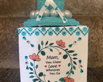 Handmade Refillable Mother's Day Tissue Box