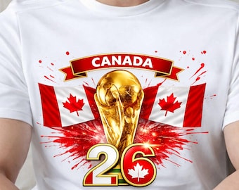 WC 2026 North America PNG  - Bundle – Canada - Mexico - USA, Trophy Design, Digital Download.