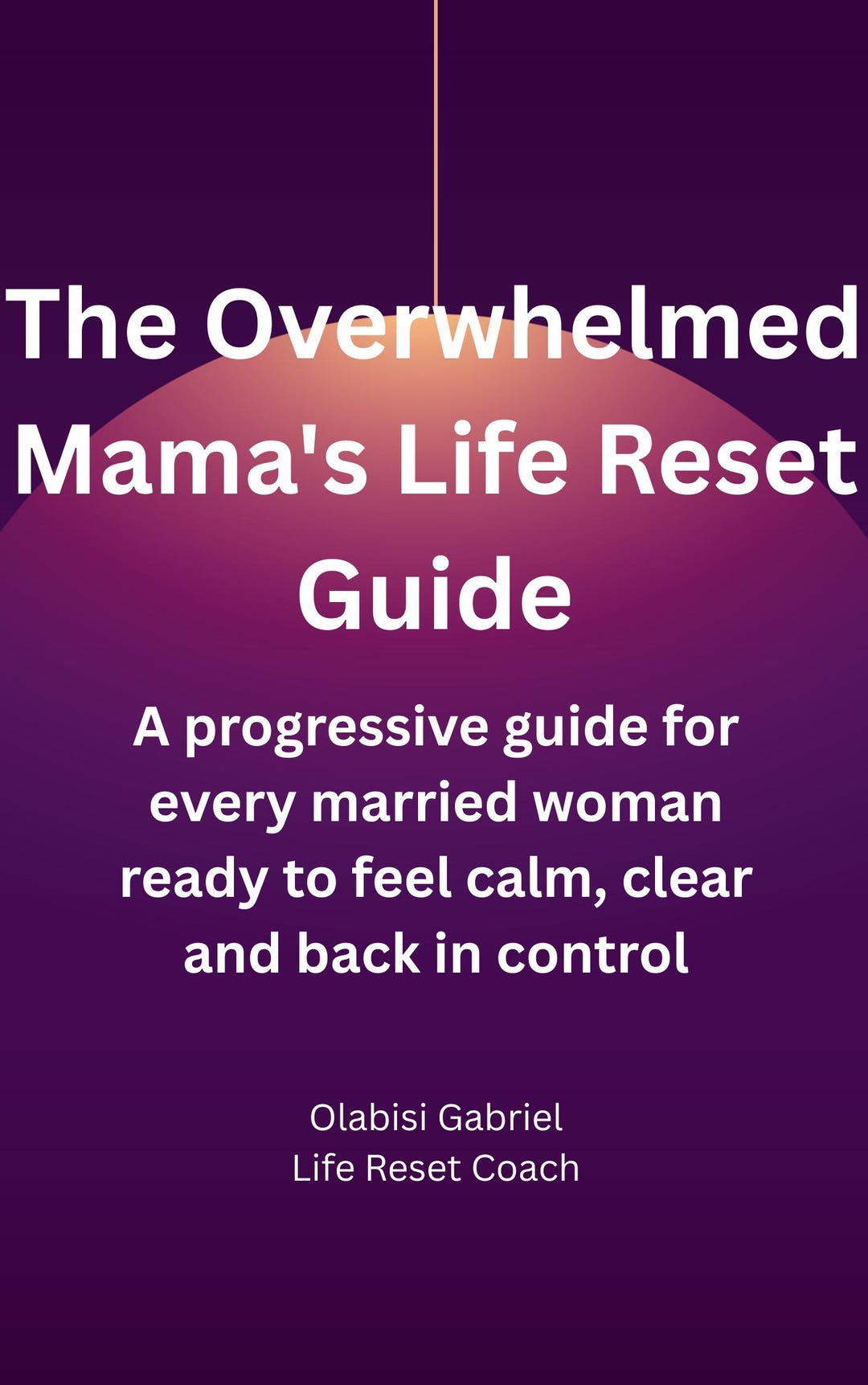 Overwhelmed Mom Life Reset Guide | Printable Workbook for Stressed ...
