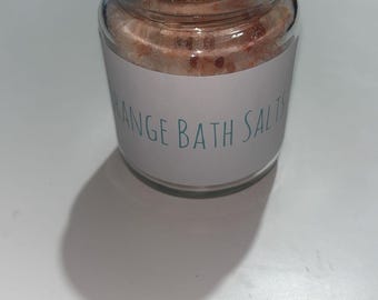 Sais de banho de laranja