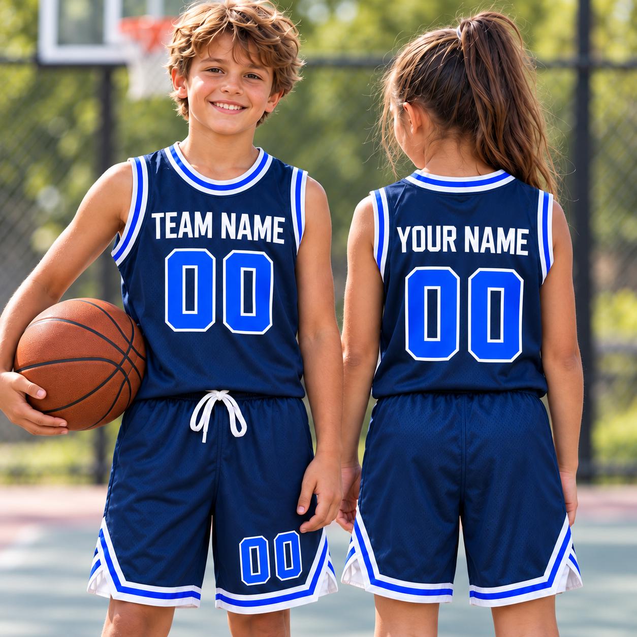 Basketball Uniform Set Youth - Etsy