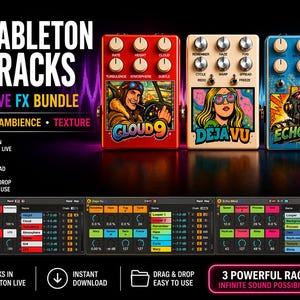Ableton Rack Bundle, Ambient FX, Delay Effects, Sound Design Tools
