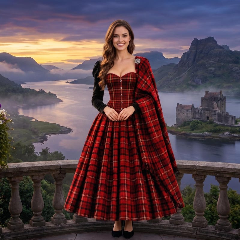 Scottish Ball Dress - Etsy