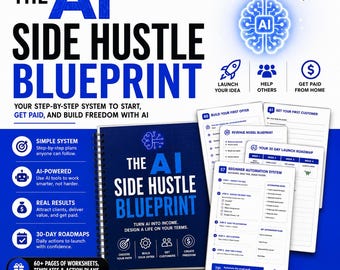 The AI Side Hustle Blueprint | Online Income Guide (Digital PDF)