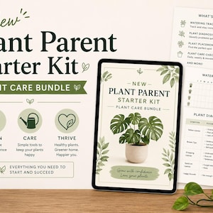 New Plant Parent Starter Kit | Plant Care Bundle (PDF) image 1