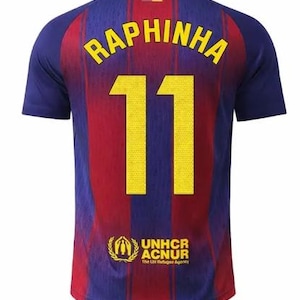 Fc Barcelona Raphinha Jersey - Etsy