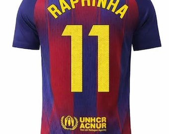 Raphinha 11 Barcelona Trikot 25-26 Jersey Premium Kids and Adult