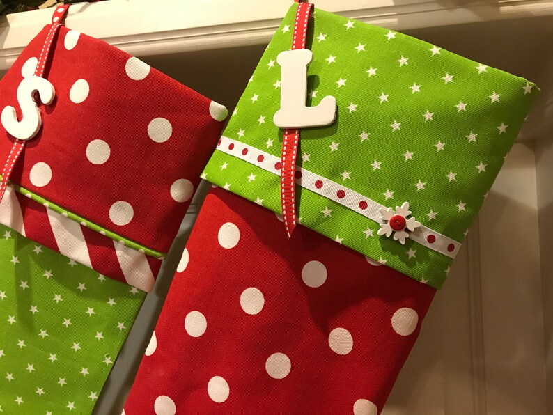 Christmas stocking 3 Christmas stockings personalized in | Etsy