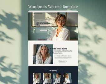 WordPress Theme Balanced Moon — Kadence Child Theme Coach Women Business