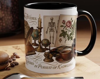 Nocturnal Studies Vintage Science Illustration Mug | Accent Coffee Mug