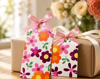 Flower Power - Gift Tags (Blank) - Sets of 10 or 25