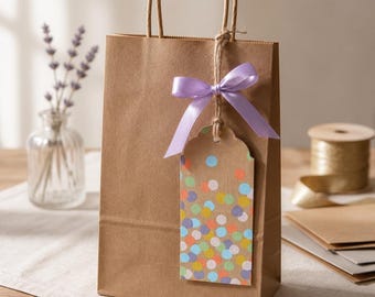 Polka‑Dot Shenanigans - Gift Tags (1 set of 34)