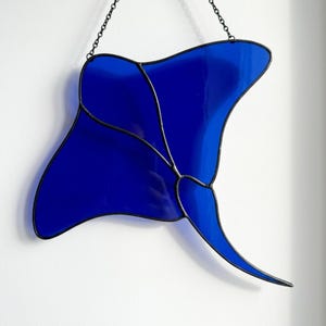 Stingray Stained Glass Pattern PDF | Printable Sun Catcher Template | Digital Download