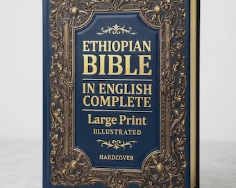 Komplett etiopisk bibel på engelska: Stor stil illustrerad inbunden för studier