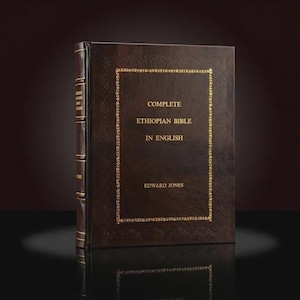 Vollständige äthiopische Bibel in Englisch - 88 Bücher, Echtleder gebunden