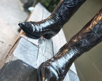 Justin Blackcherry Pre-Banned Sea Turtles Size 9.5 D