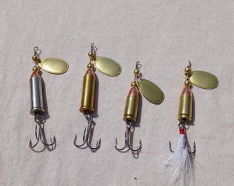 Handmade bullet spinner bait lures
