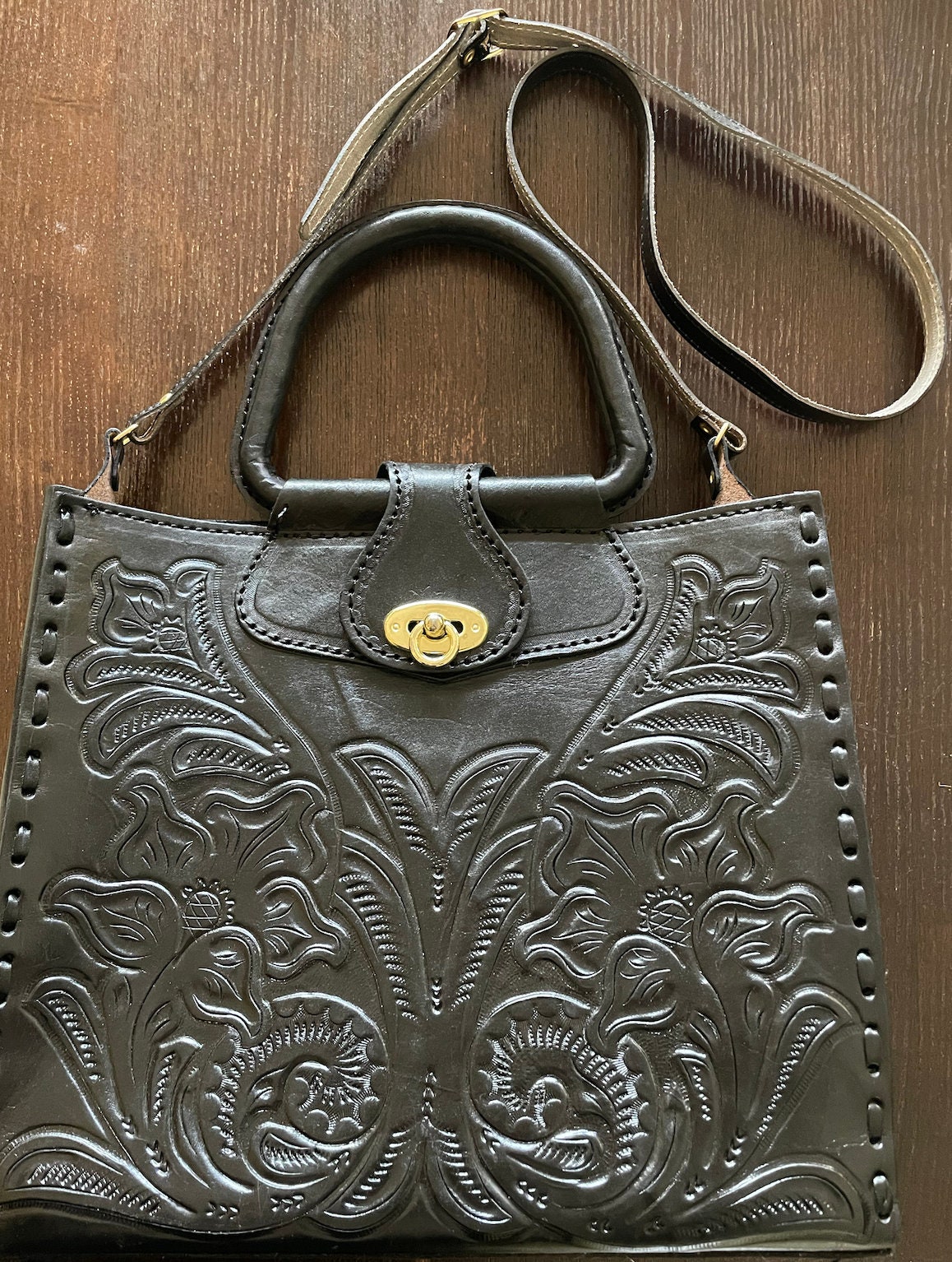 Vintage Tooled Leather Western Horse Purse – Cowgirl Relics