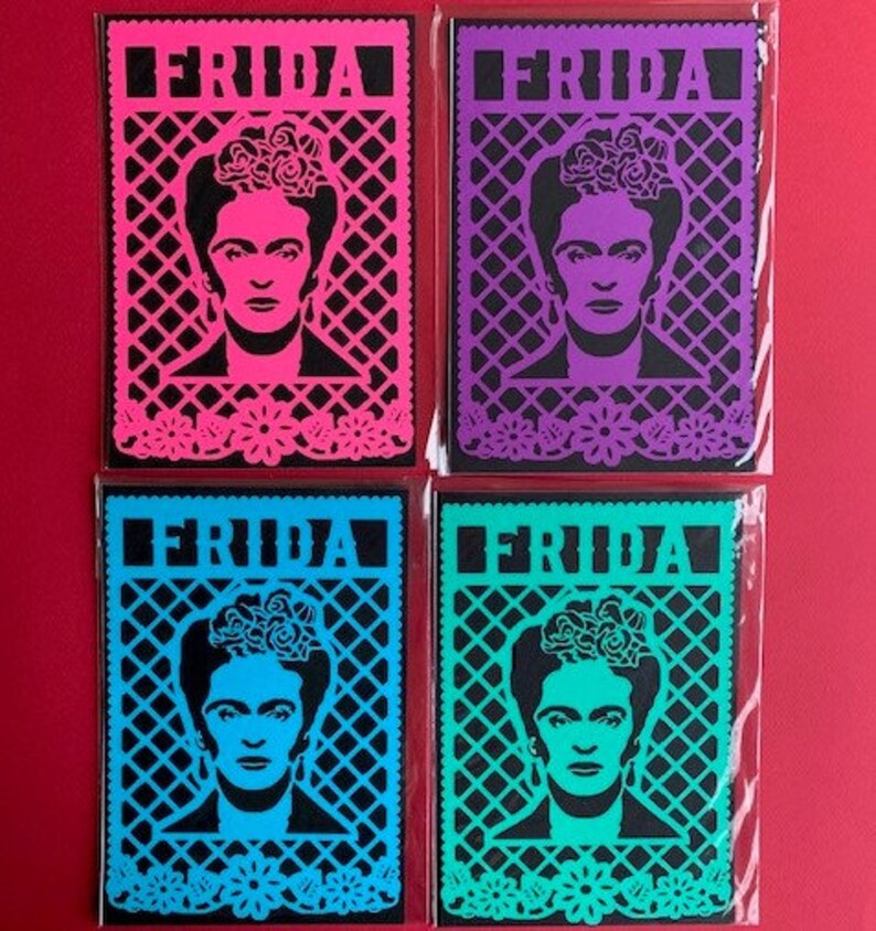 Frida Kahlo Papel Picado Wall Art Mexican Decor Home Decor | Etsy