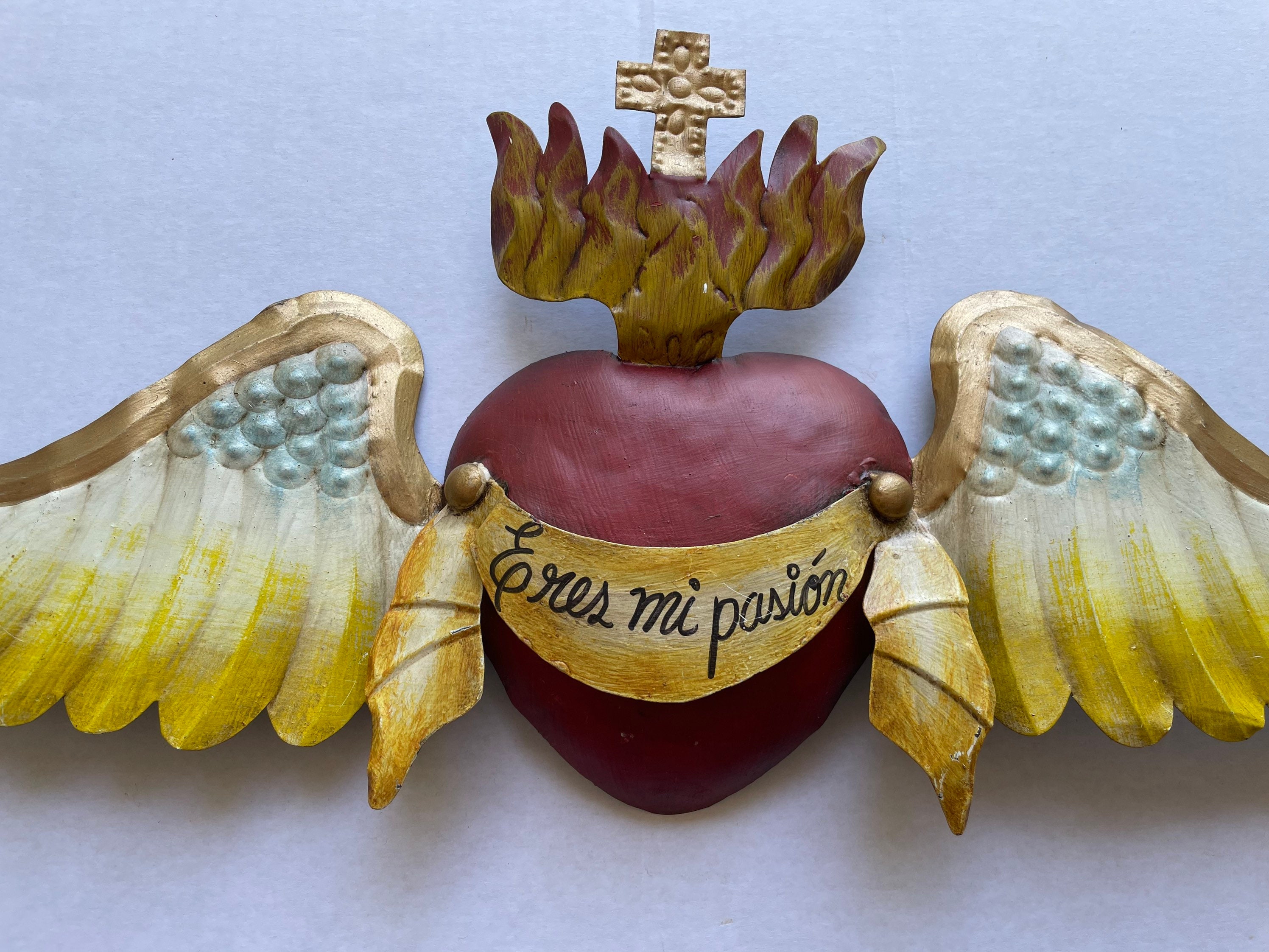 Sacred Heart Art With Wings