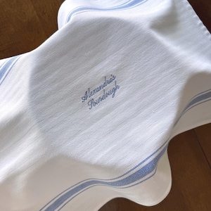 Strofinaccio da cucina personalizzato con ricamo a tema lievito madre / Strofinaccio da cucina personalizzato in 100% cotone