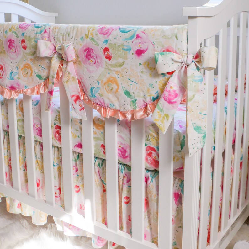 baby girl crib blankets