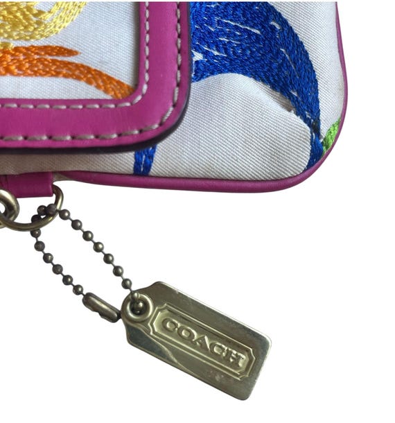 Vintage Y2K Coach Hamptons Scribble Embroidered Buckl… - Gem