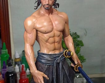 Figur Musashi handbemalt 30 cm