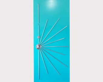 Built to Order Modernist starburst Single Entry Door