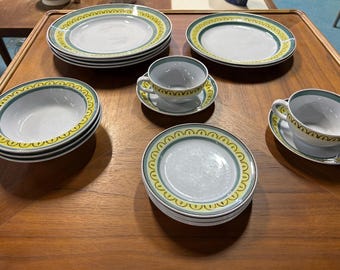 Arabia Finland - Crownband Dishes