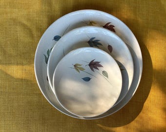 Franciscan Earthenware Autumn Leaves