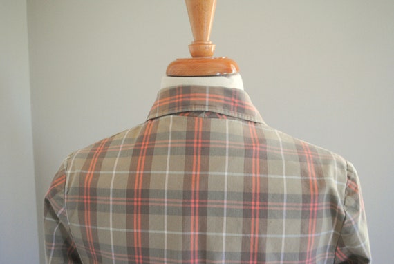 Vintage Bobbie Brooks Plaid Cotton Blazer Jacket,… - image 5