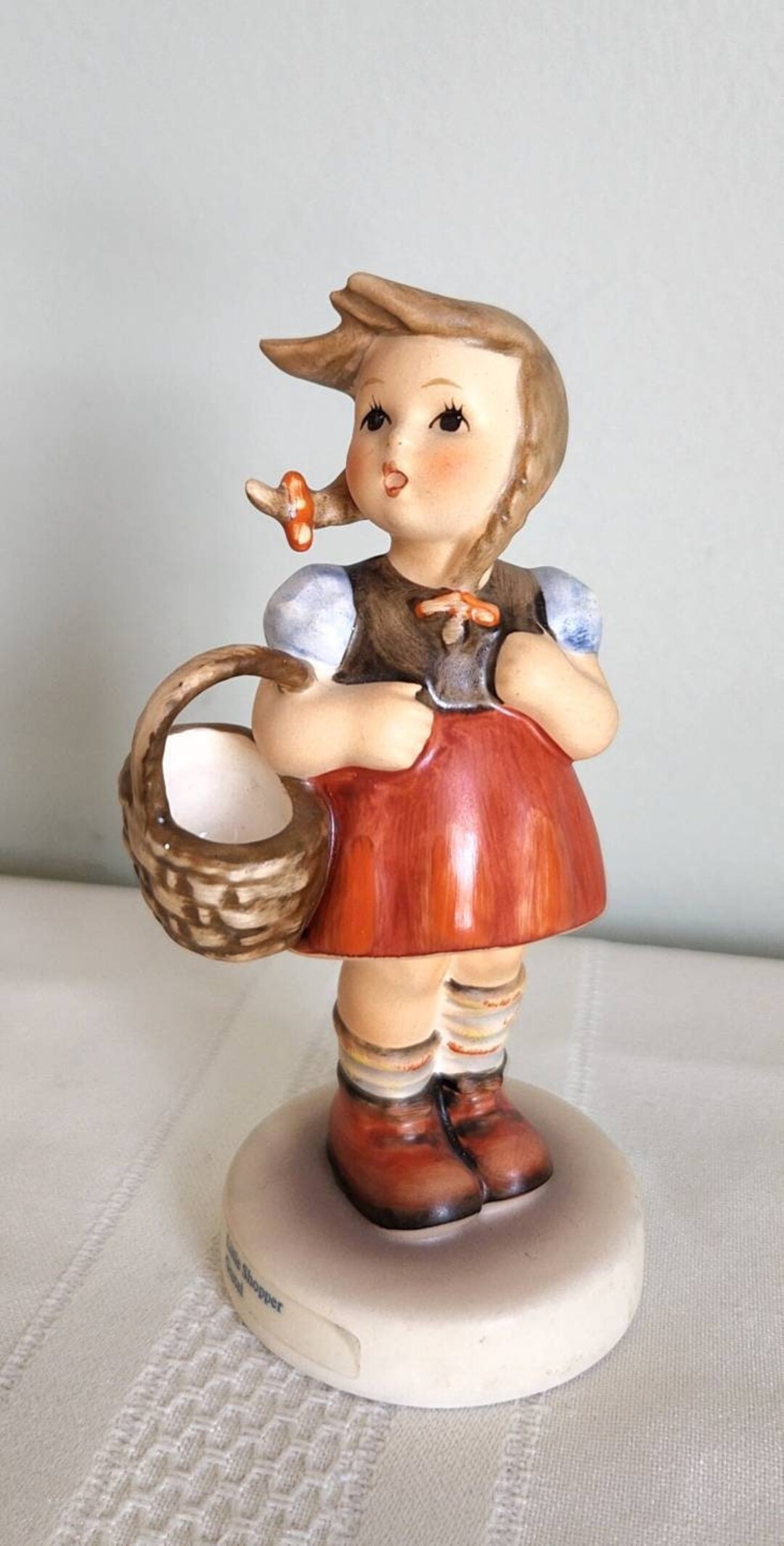 Vintage Goebel Hummel Figurine little Shopper Gretel 96 W. Germany Etsy