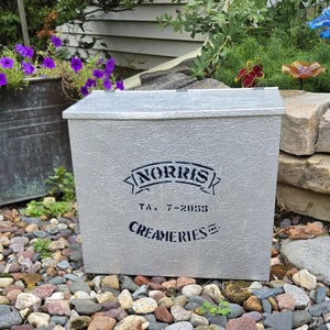 Vintage Galvanized Milk Cooler - Etsy
