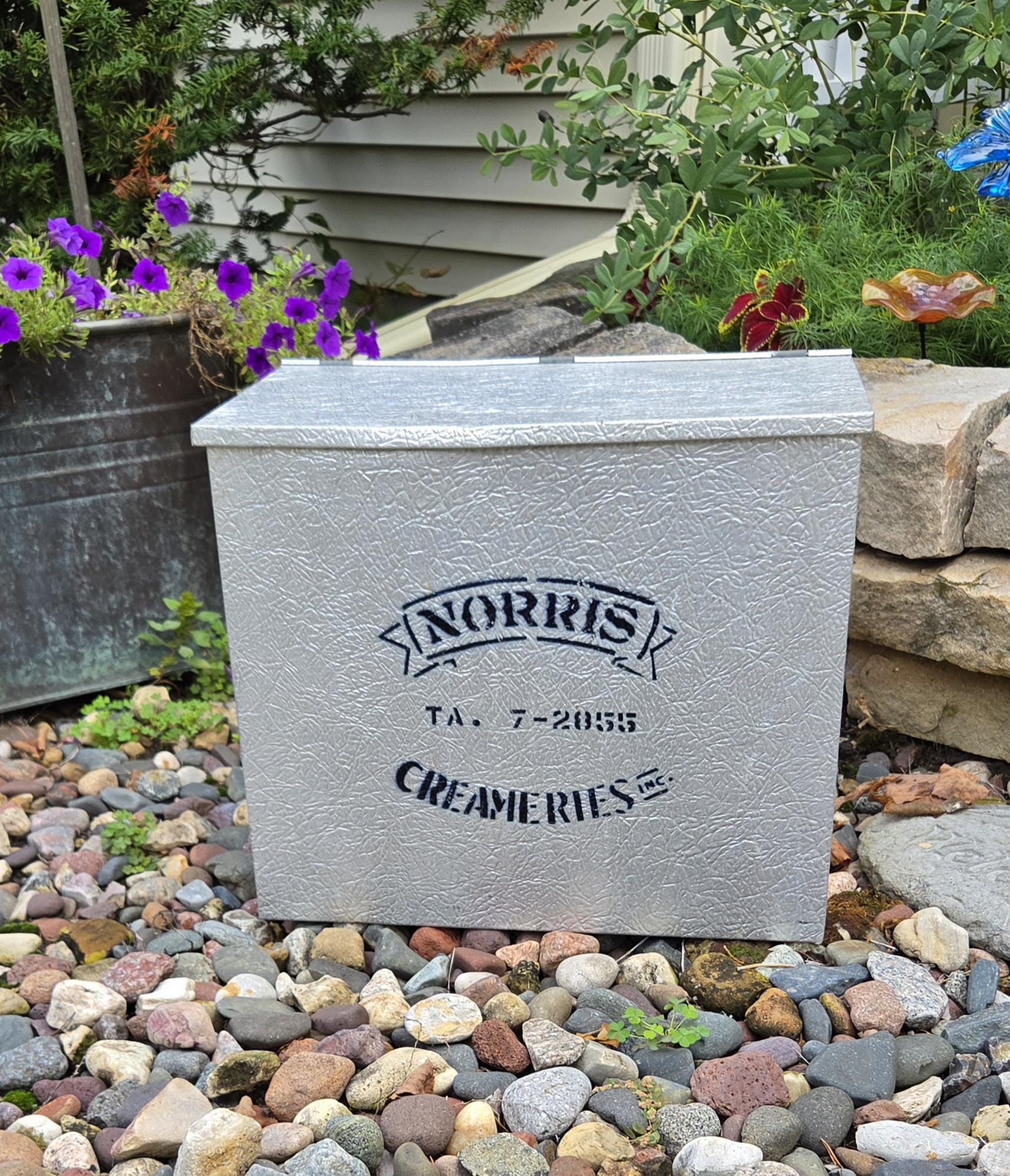Vintage Metal Milk Crate With Bottles - Etsy