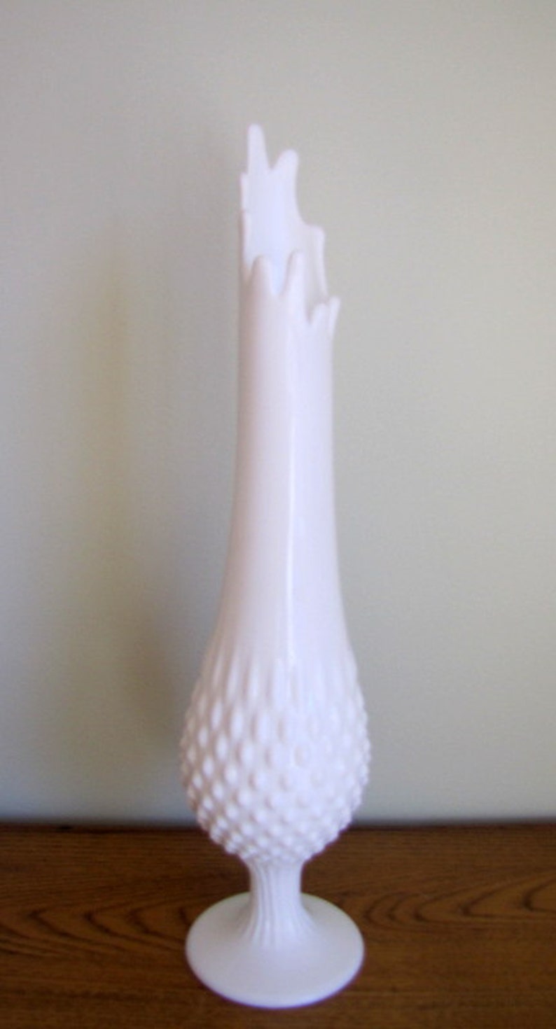 Vintage Milk Glass Vases Set of 3 Westmoreland and Hobnail Etsy