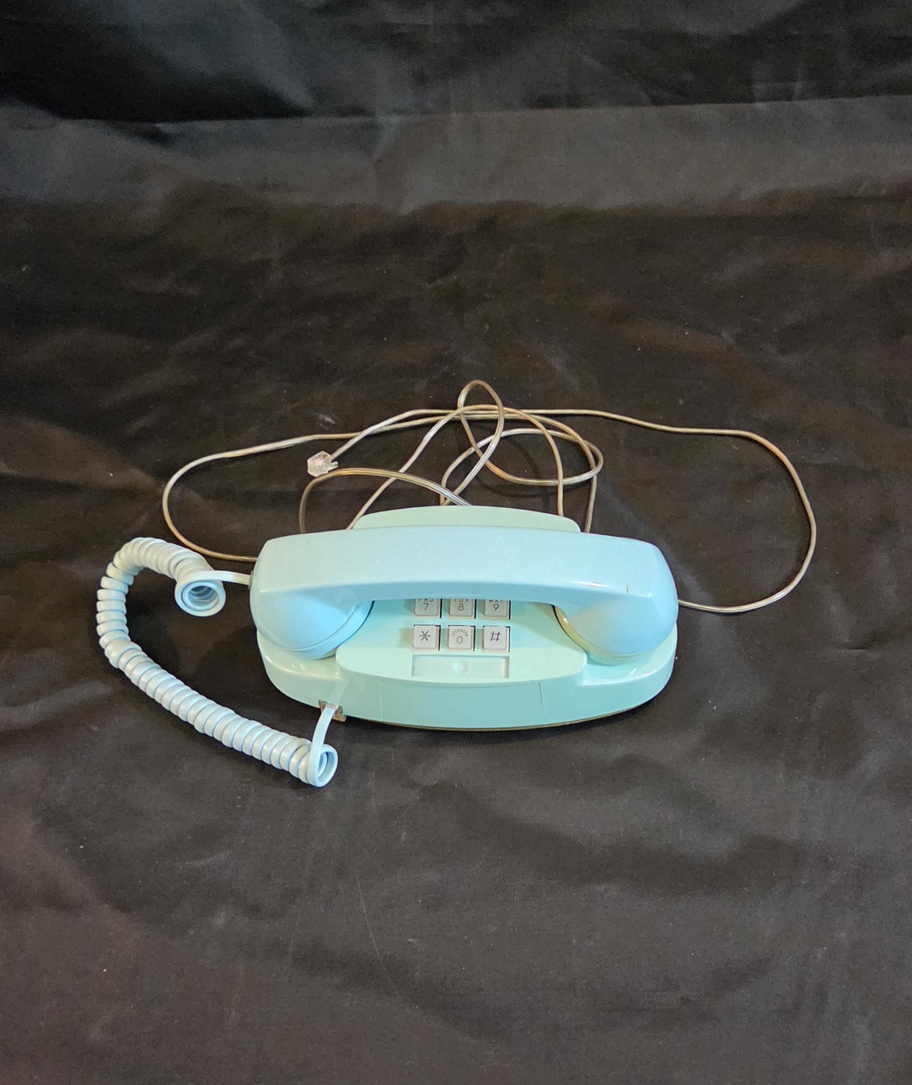 Blue Rotary Phone - Etsy