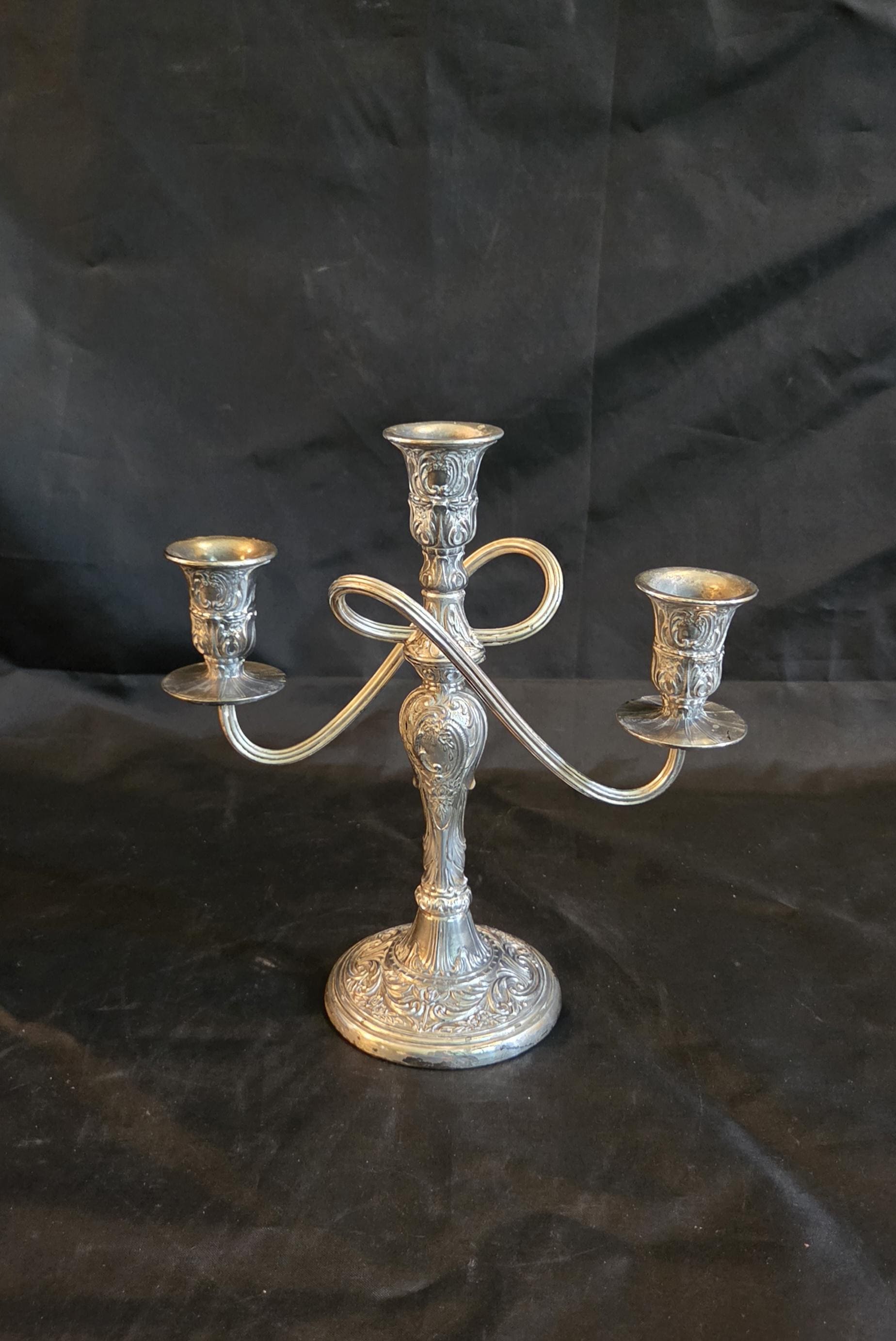 Wm Rogers Silver Candelabra - Etsy