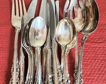 Vintage Gorham Renoir Silverplate Silverware Flatware 22 Pieces