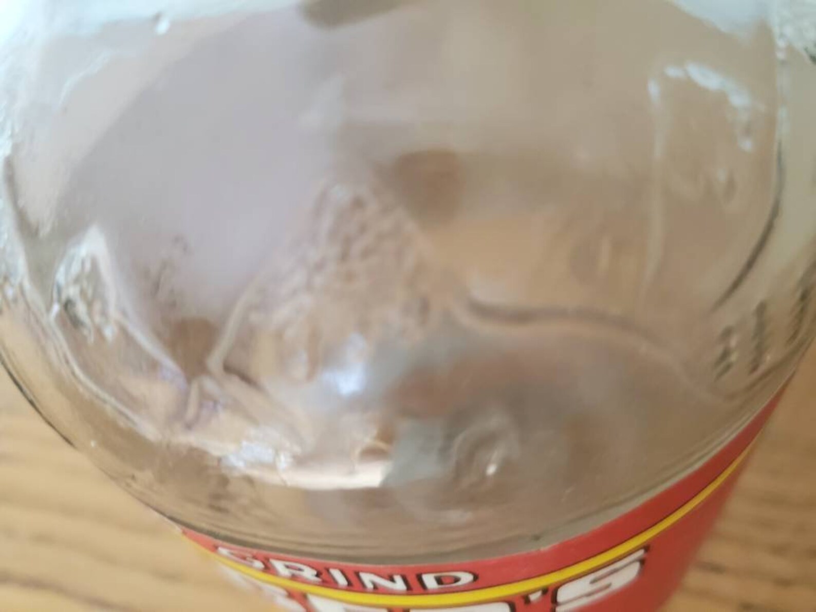 Vintage Folgers Coffee Jar with Paper Label Embossed Mountains Etsy