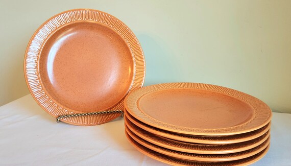 Burnt top orange dinnerware