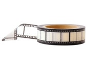 Vintage Film Strip Washi Tape - Trendy Black and White