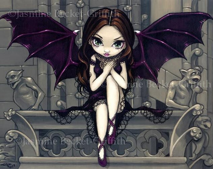 Cross Stitch Chart, Jasmine Becket Griffith Fairy Gargoyles of Notre