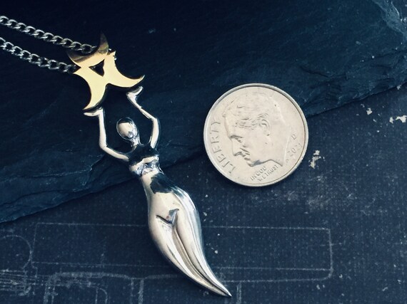 Goddess on sale pendant necklace