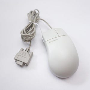 Vintage Microsoft Serial 2.0A Comfort 2 Button Mouse 50674  Genuine Rare
