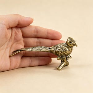 真鍮製の鳥 - Etsy 日本