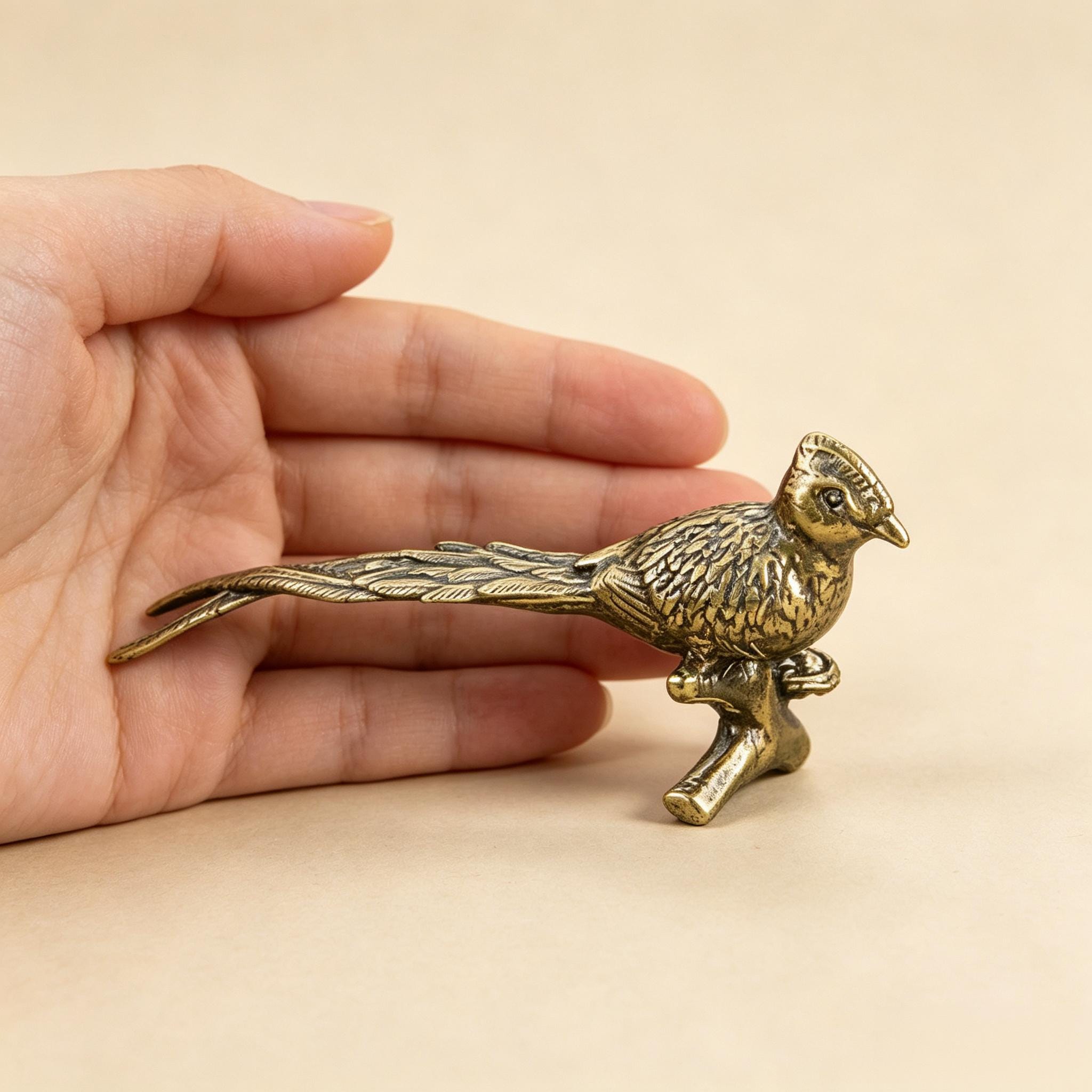 真鍮製の鳥 - Etsy 日本