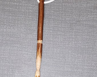 Hand carved wood magic wand