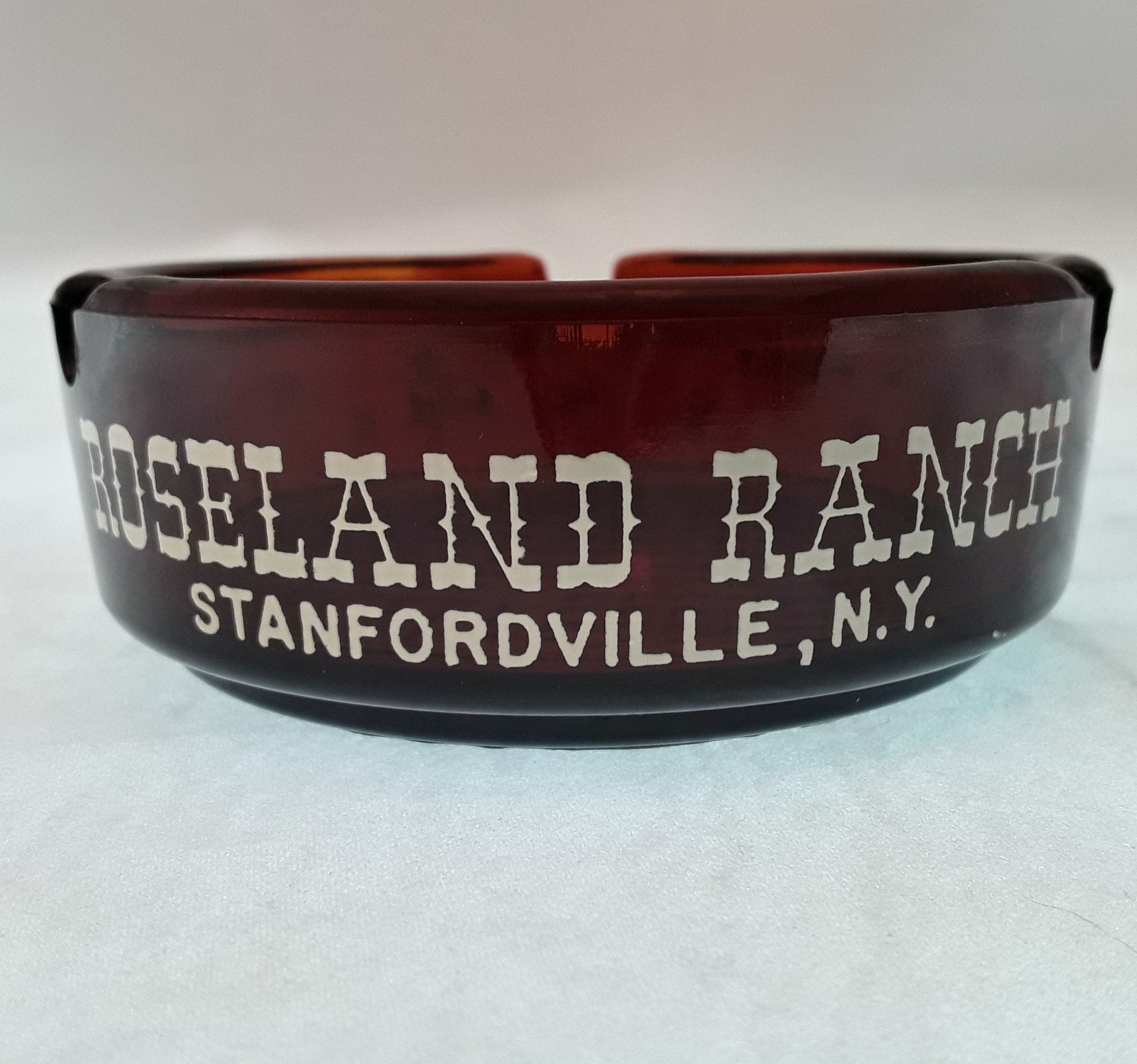 Vintage Advertising Souvenir Ashtray Roseland Ranch Etsy