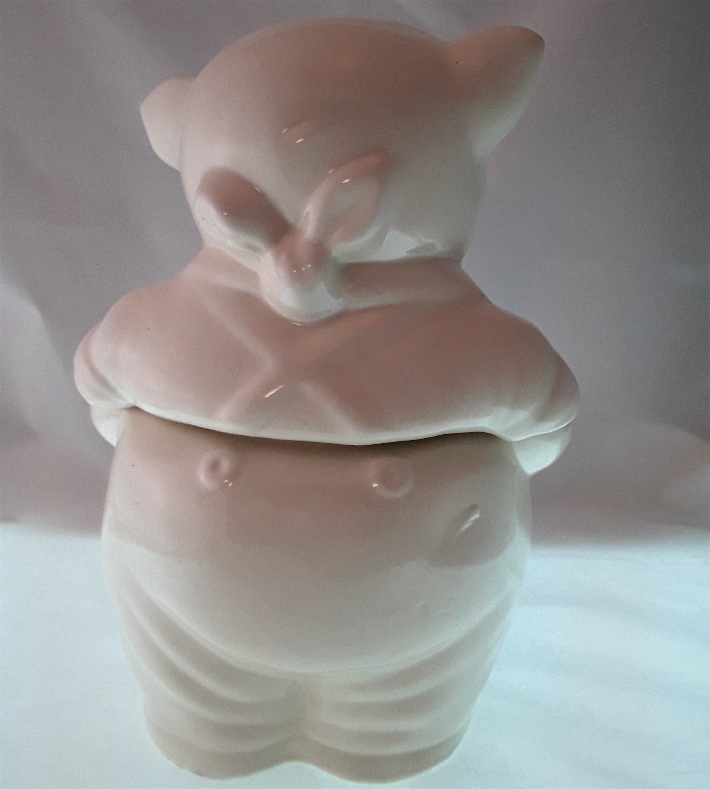 Vintage Smiley Farmer Pig Cookie Jar Shawnee Pottery USA - Etsy